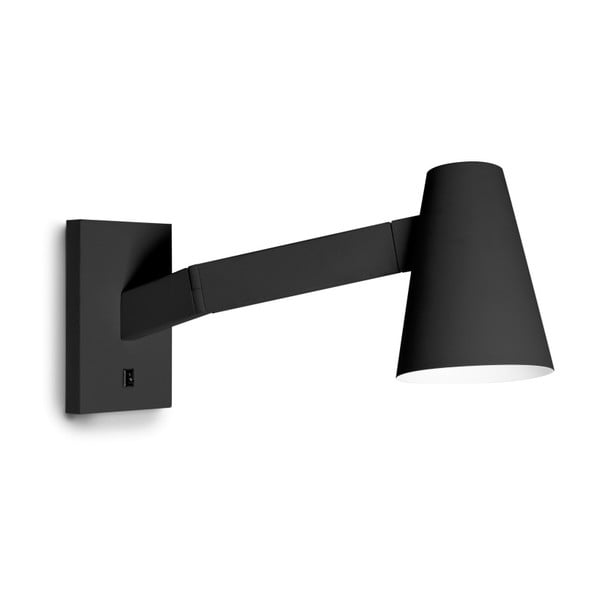 Černá nástěnné svtítidlo Design Twist Fahy