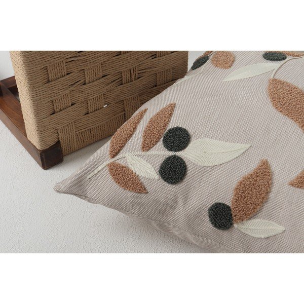Lněný dekorační polštář 43x43 cm Sonbahar – Mioli Decor-image-4