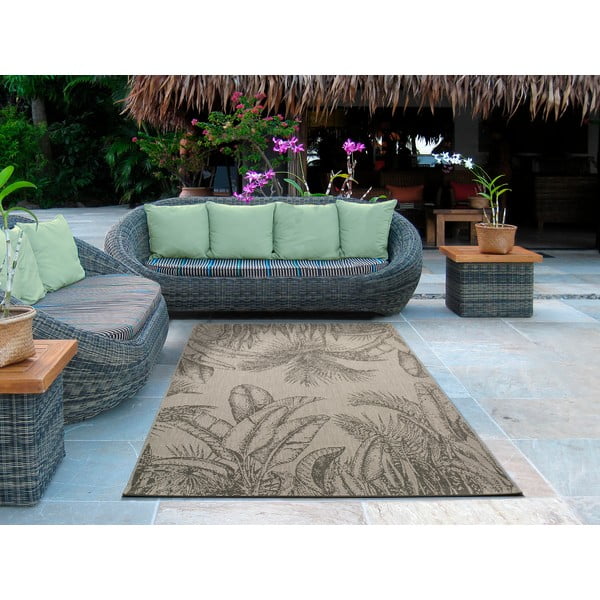 Šedý venkovní koberec Universal Tokio Silver, 135 x 190 cm-image-1