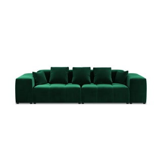Zelená sametová pohovka 320 cm Rome Velvet - Cosmopolitan Design