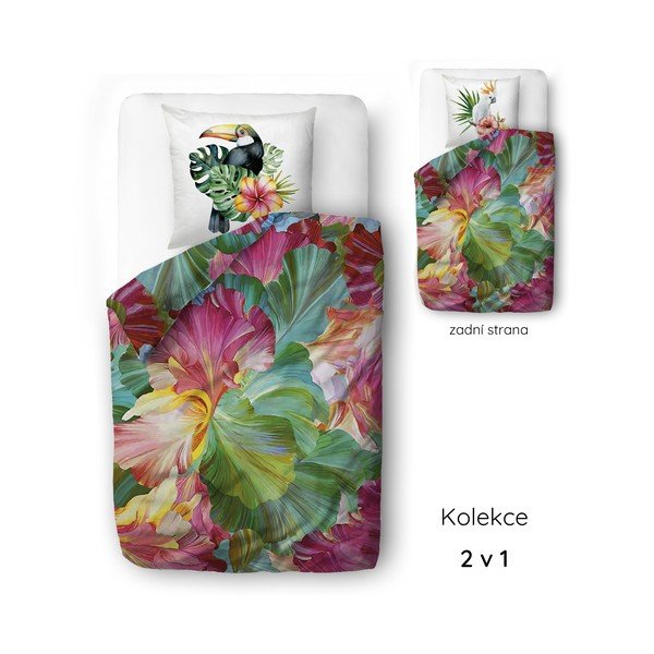 Povlečení na jednolůžko z bavlněného saténu 140x200 cm Vibrant Colours – Butter Kings-image-2