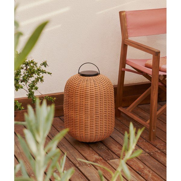 Hnědá LED lucerna na USB (výška 55 cm) Saranella – Kave Home-image-1