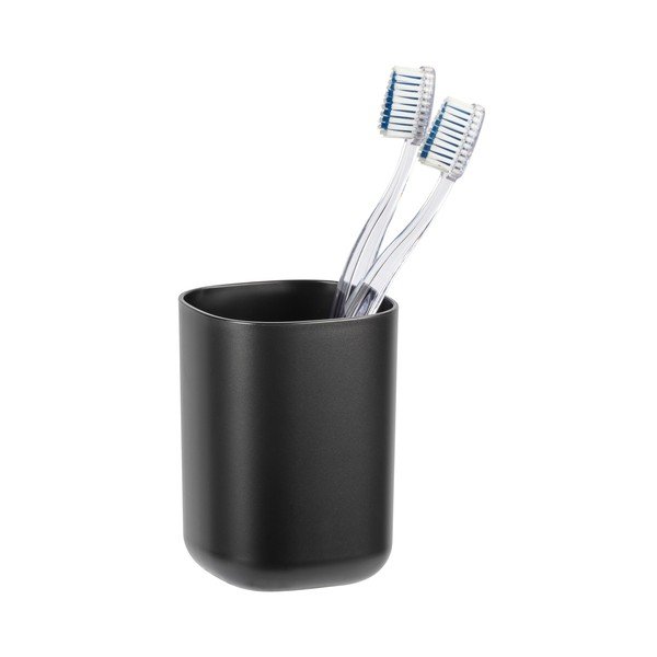 Černý kelímek na kartáčky Wenko Davos-image-1