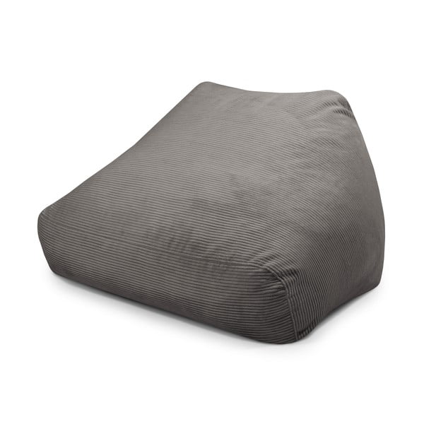 Tmavě šedý manšestrový sedací vak Sofa Snug – SLOWDOWN