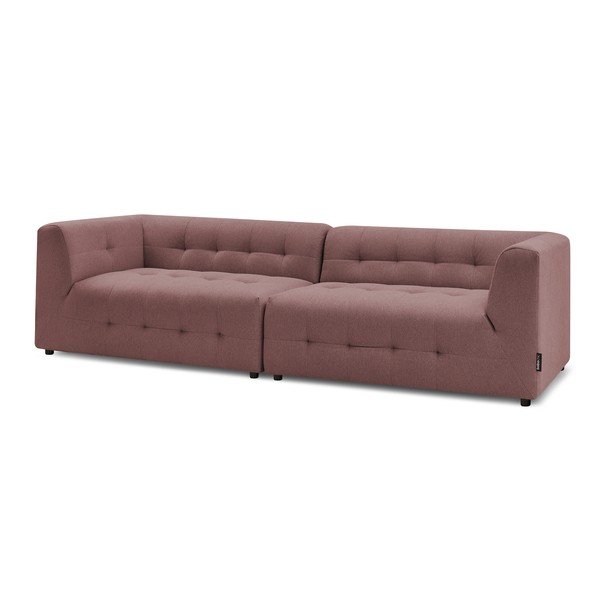 Tmavě růžová pohovka 324 cm Kleber - Bobochic Paris-image-4