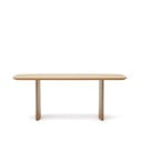 Jídelní stůl v dekoru dubu v přírodní barvě 100x200 cm Litto – Kave Home