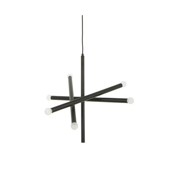 Černé závěsné svítidlo Westwing Collection Sticks-image-2