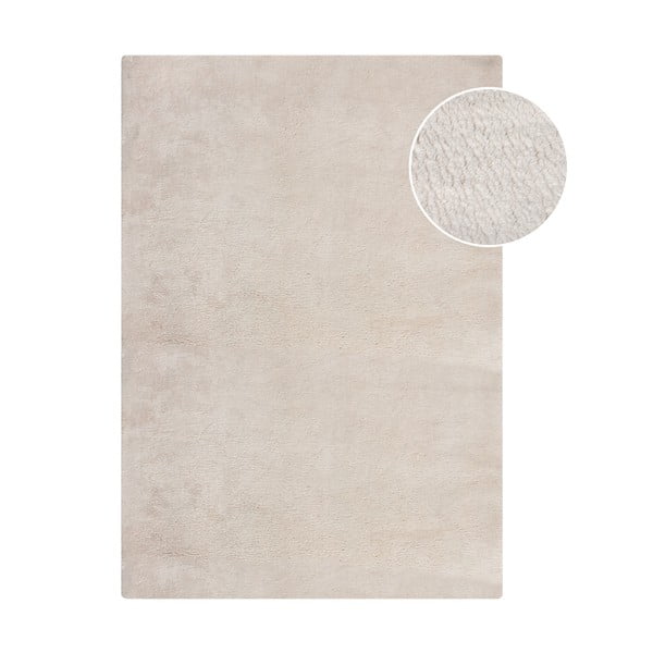 Krémová syntetická kožešina 80x150 cm Faroe Wool Look Fur – Flair Rugs
