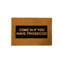 Rohožka z přírodního kokosového vlákna Artsy Doormats Come In If you Have Prosecco Glitter, 40 x 60 cm