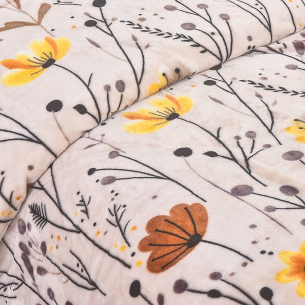 Povlečení na jednolůžko z mikroplyše 140x200 cm Valentina – My House-image-1