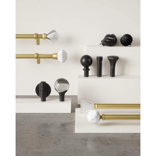 Ocelová roztažitelná garnýž 107 - 305 cm Helix – Umbra-image-3