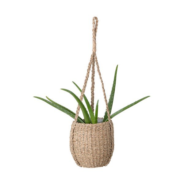 Závěsný  obal na květináč z mořské trávy ø 20 cm Rockie – Bloomingville-image-4
