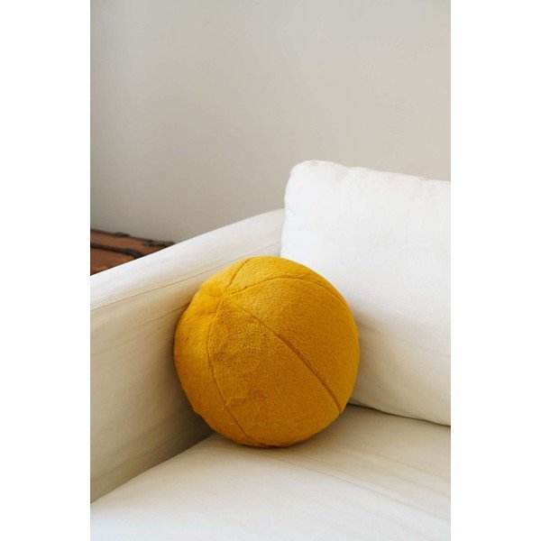 Dekorační polštář z mikroplyše ø 25 cm Top – Mioli Decor-image-1