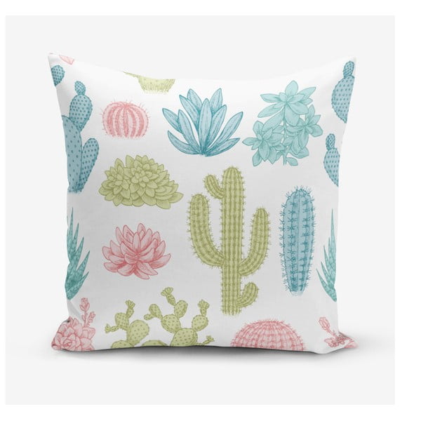 Povlak na polštář s příměsí bavlny Minimalist Cushion Covers Cactus, 45 x 45 cm