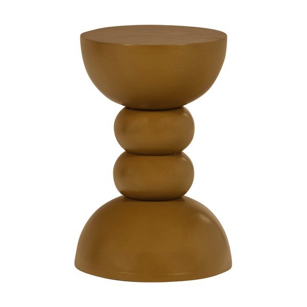 Kulatý odkládací stolek z mangového dřeva ø 35 cm Miel – WOOOD