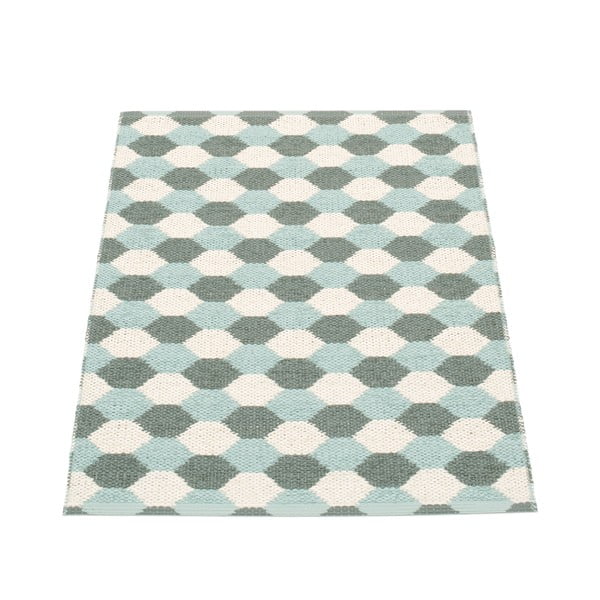 Zeleno-tyrkysový vnitřní a venkovní koberec 70x100 cm Dana Army – Pappelina
