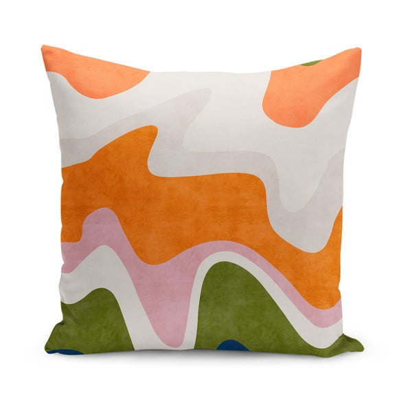 Povlak na polštář 43x43 cm Squiggly Orange – Mila Home