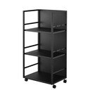 Černý kovový pojízdný regál 42x84,5x32 cm Tower – YAMAZAKI