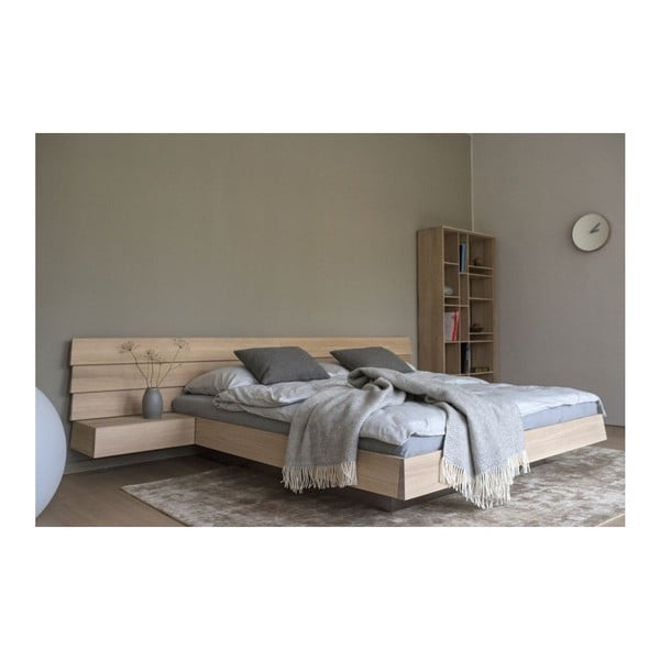 Postel z masivního dubového dřeva Javorina Tatran, 160 x 200 cm-image-3