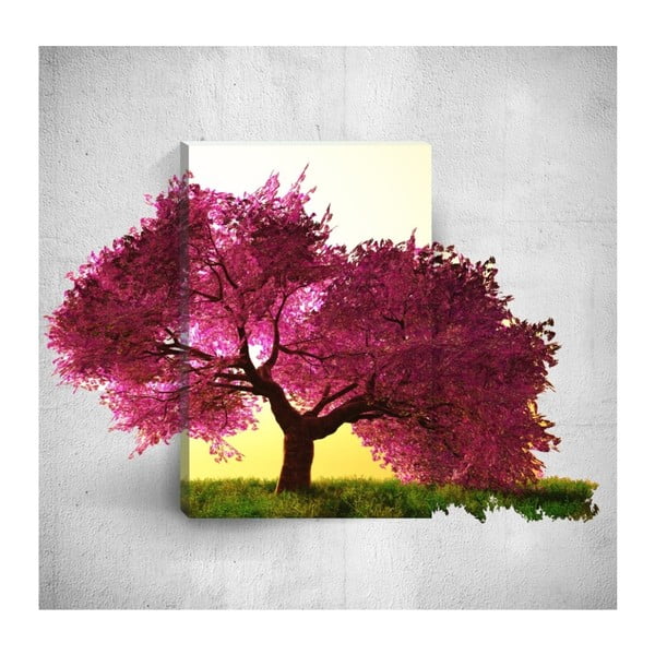 Nástěnný 3D obraz Mosticx Purple Tree, 40 x 60 cm