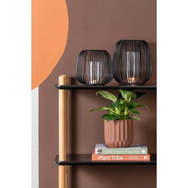 Černá stolní lucerna PT LIVING Lantern, výška 21 cm-image-1