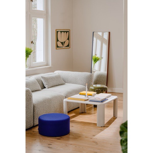 Modrý vlněný taburet Folk – noo.ma-image-2