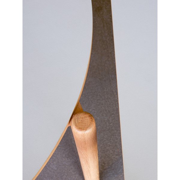 Kulatý jídelní stůl z dubového dřeva ø 115 cm Oblique – Hübsch-image-3