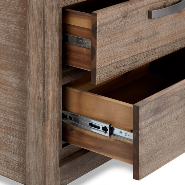 Knihovna z akáciového dřeva Furnhouse Alaska-image-3