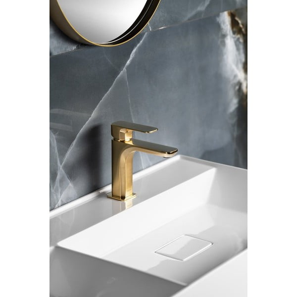 Stojánková umyvadlová baterie ve zlaté barvě Spy – Sapho-image-1