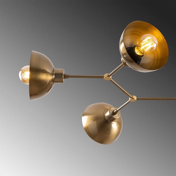 Stropní svítidlo ve zlaté barvě s kovovým stínidlem 52x102 cm Dram – Opviq lights-image-4