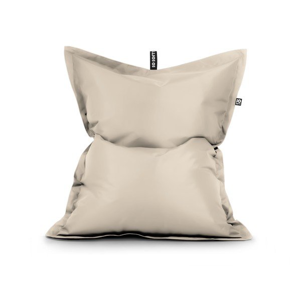 Béžový sedací vak z imitace kůže Pad XL – So Soft?