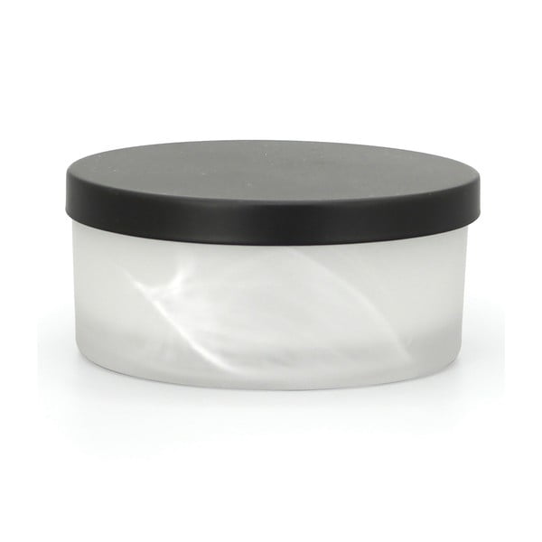 Bílý skleněný koupelnový organizér na vatové tampony Madison – Spirella