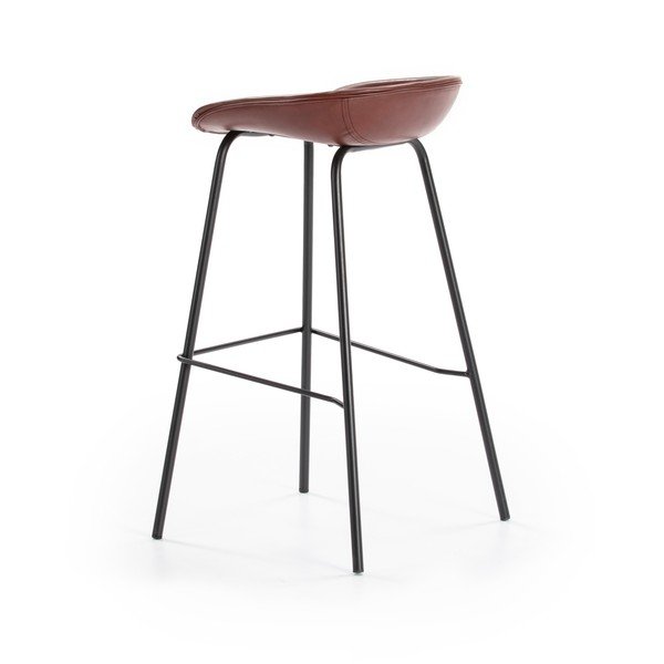 Vínově červená barová židle Marckeric Eddie-image-3