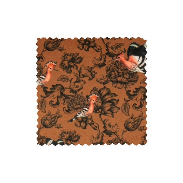 Puf s černými květinovými detaily WOOOD Sara-image-2
