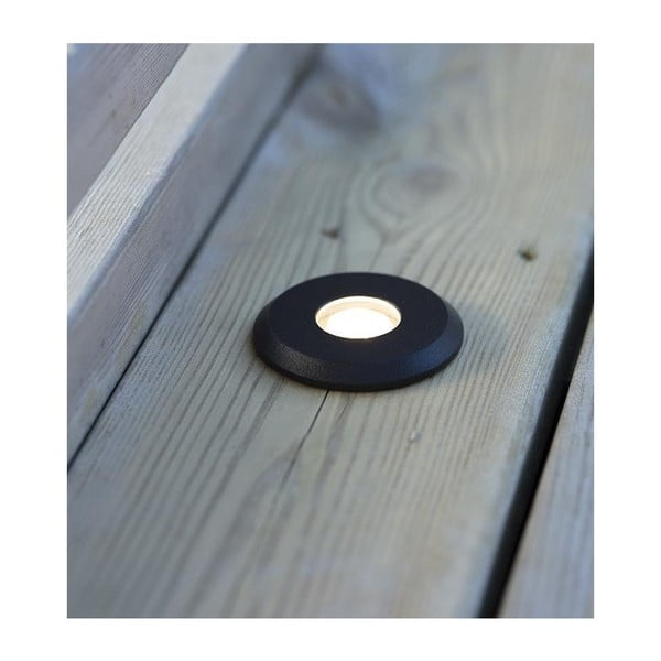 Černé zápustné svítidlo Markslöjd Garden 24 Decklight, ø 60 mm-image-1