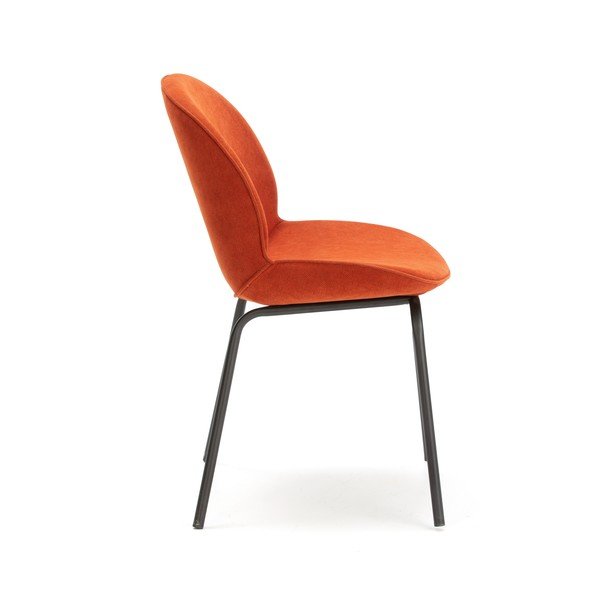 Oranžové jídelní židle v sadě 2 ks Vicky – Marckeric-image-4