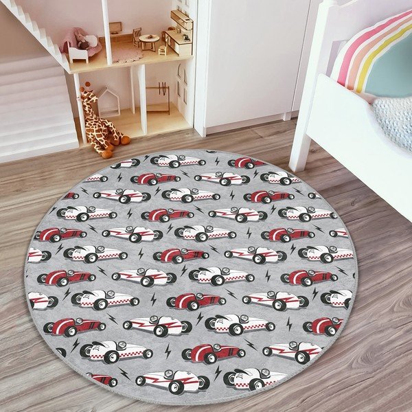 Šedý dětský koberec ø 120 cm Comfort – Mila Home-image-3