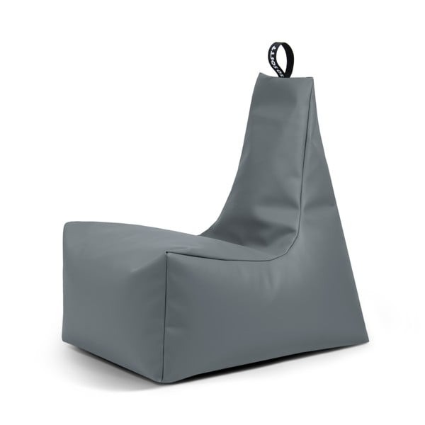 Šedý sedací vak z imitace kůže Icy XL – So Soft?