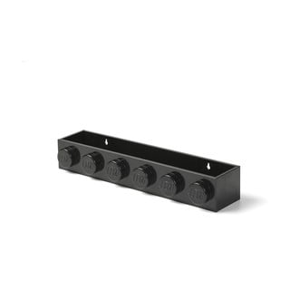 Dětská černá nástěnná polička LEGO® Sleek