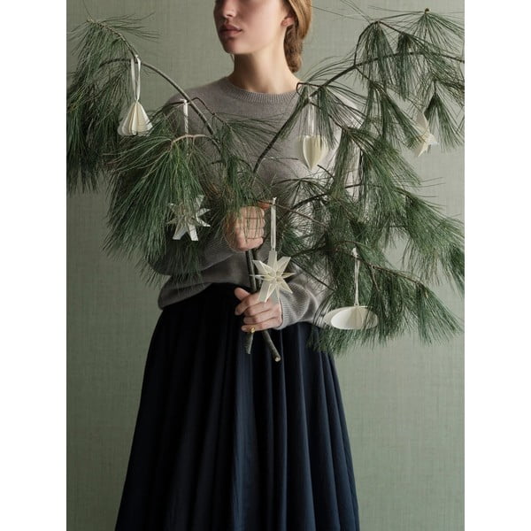 Papírové vánoční ozdoby v sadě 4 ks 6,5 cm Kazary – Blomus-image-1