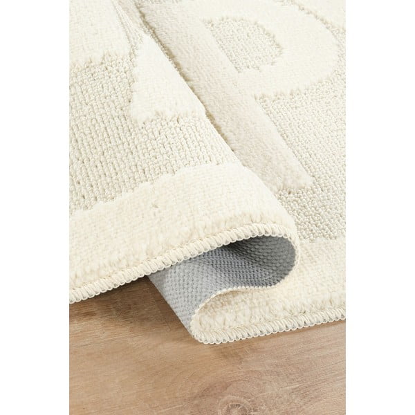 Krémová koupelnová předložka 60x100 cm Happy – Foutastic-image-2