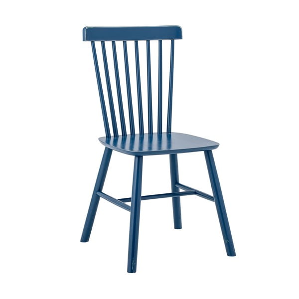 Modré jídelní židle z kaučukového dřeva v sadě 2 ks Mill – Bloomingville