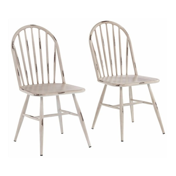 Sada 2 bílých bukových židlí Støraa Alexis