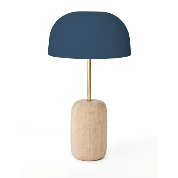 Modrá stolní lampa HARTÔ Nina