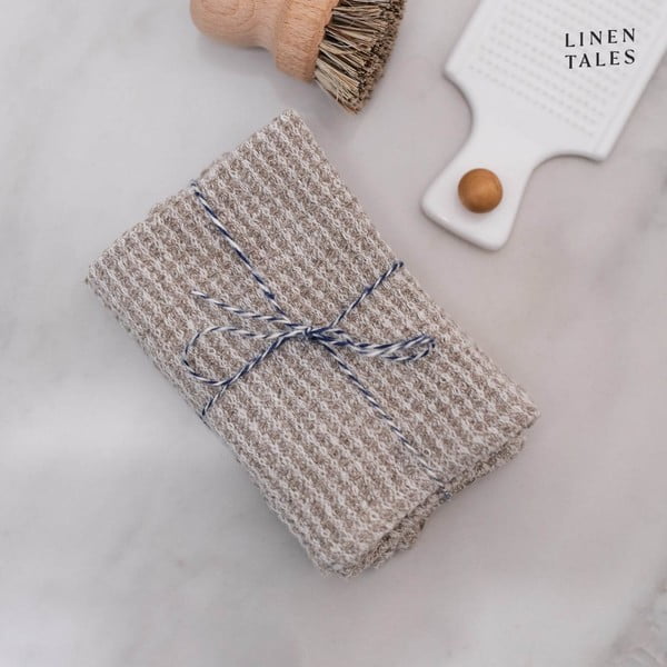 Lněné utěrky v sadě 2 ks 26x26 cm – Linen Tales-image-4