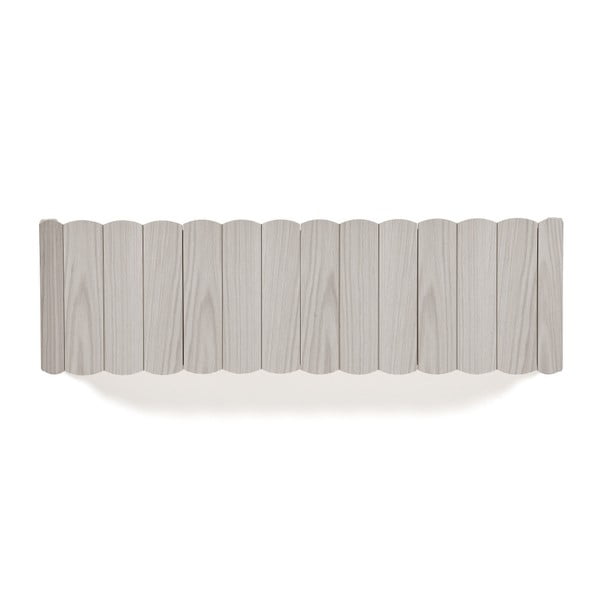 Tmavě šedá police na zeď z bukového dřeva HARTÔ, délka 124 cm-image-1