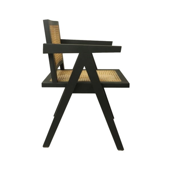 Černá jídelní židle z mahagonového dřeva Phi - HSM collection-image-3