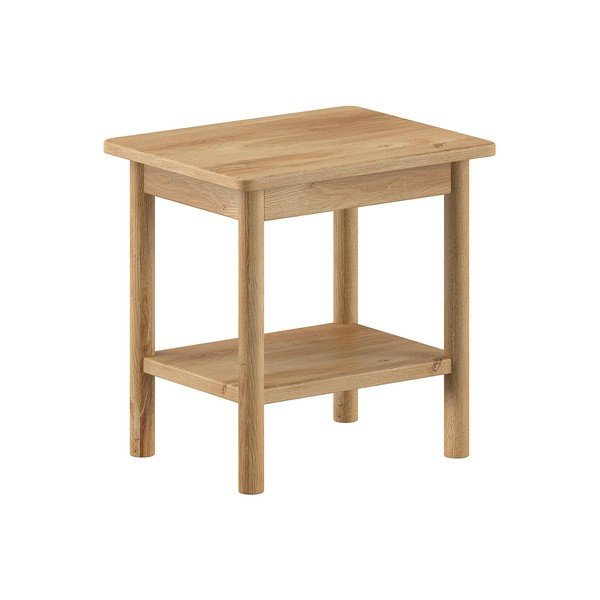 Noční stolek z dubového dřeva v přírodní barvě Olive – Vipack