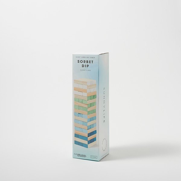 Společenská hra z masivního dřeva paulownia Sunnylife Giga Jenga Tower-image-1