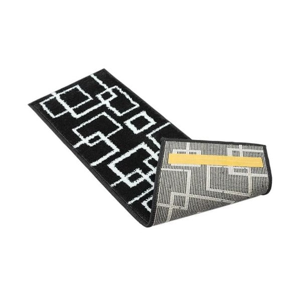 Černé nášlapy na schody v sadě 13 ks 22x73 cm Geometric – Mila Home